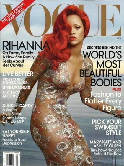 Rihanna Heats Up Vogue April 2011