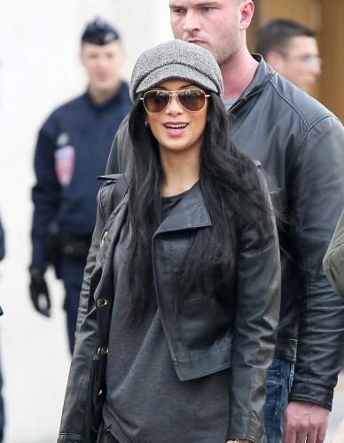 Nicole Scherzinger In Her Sexy Leather Tights