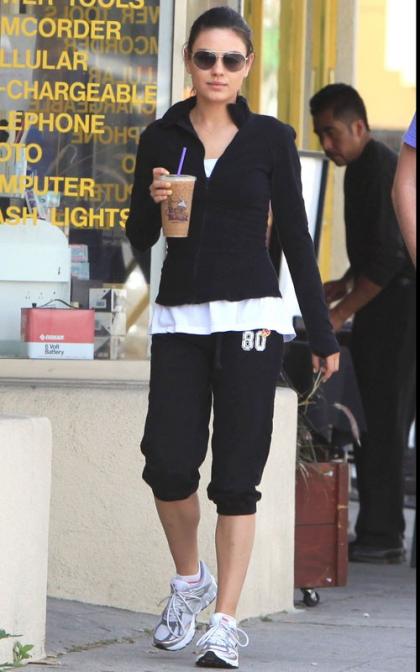 Mila Kunis' Casual Coffee Run