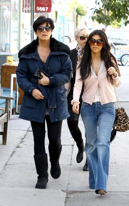 Kourtney Kardashian & Kris Jenner: Studio City Stylish