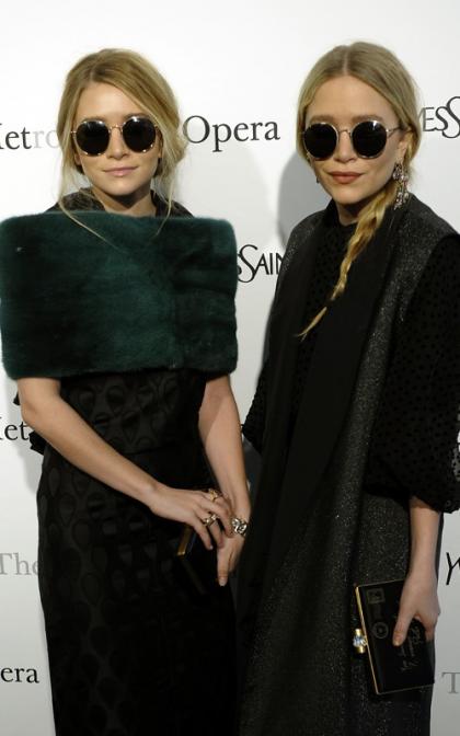 Mary Kate and Ashley Olsen: Met Opera Gala Girls
