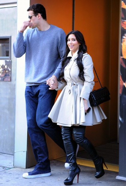 Kim Kardashian's full-skirted trench coat: unfortunate or cute'