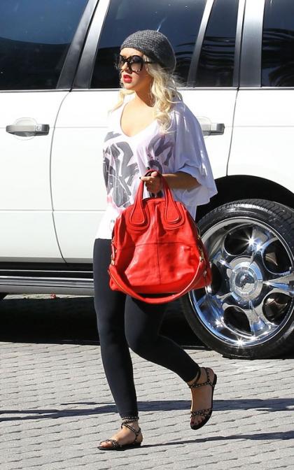 Christina Aguilera: Pre-School Mommy