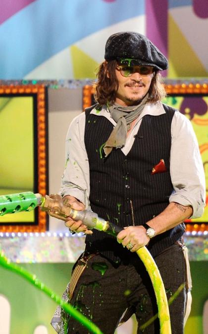 Johnny Depp Wins Kids' Choice Favorite Movie Actor