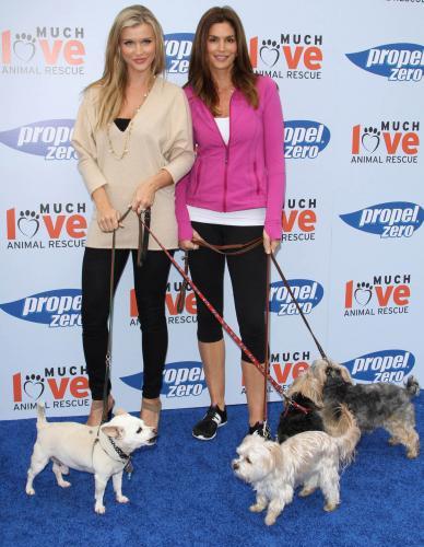 Cindy Crawford And Joanna Krupa Show Off Their Puppies!