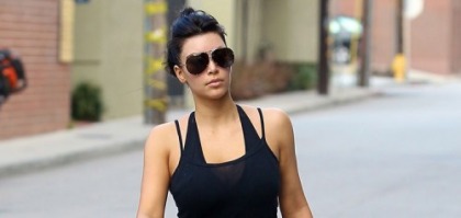 Kim Kardashian Finished Working Out