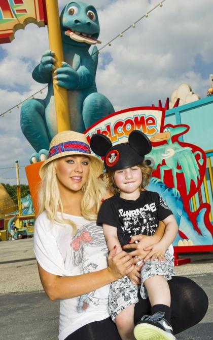 Christina Aguilera and Max: Walt Disney Duo