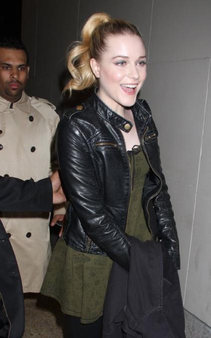 Evan Rachel Wood's Big Apple Promotions