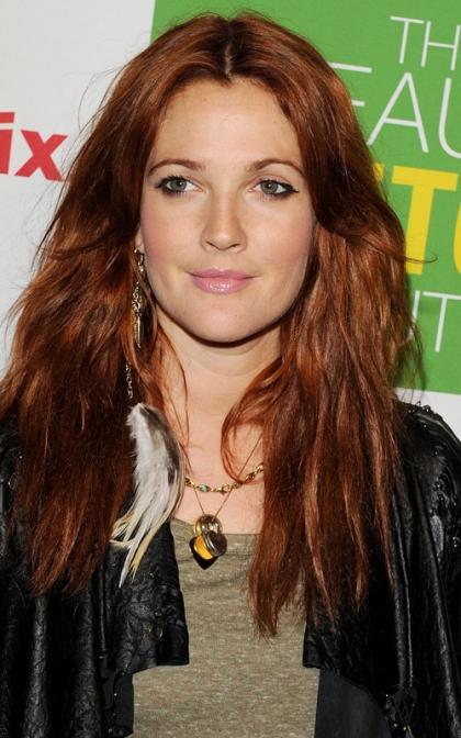 Drew Barrymore's Red New 'Do