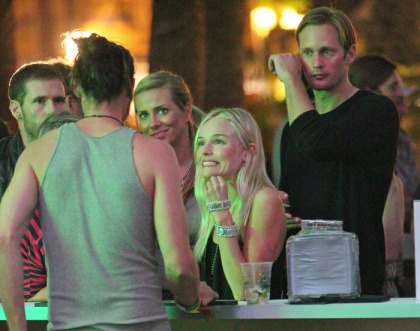 Alex Skarsgard & Kate Bosworth got pap?d at Coachella