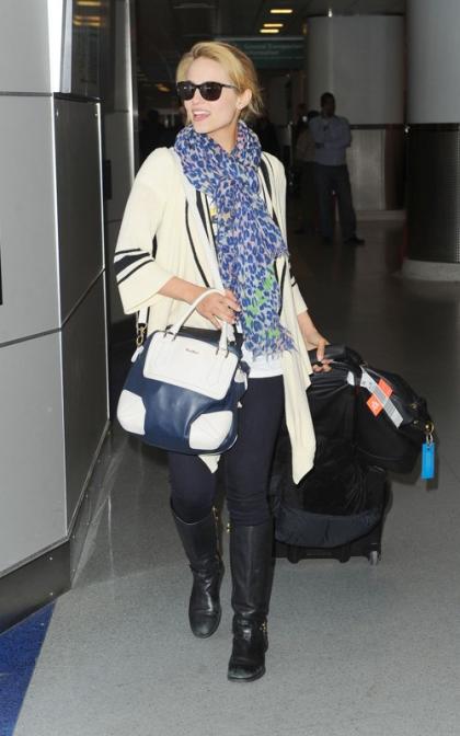 Dianna Agron's Easter Weekend Travels