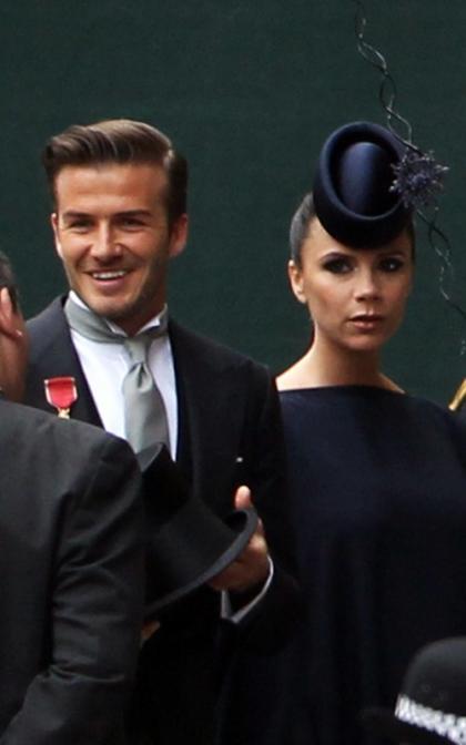 David & Victoria Beckham Hit the Royal Wedding