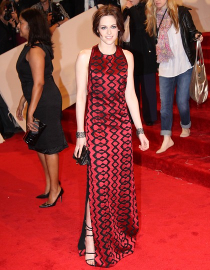 Kristen Stewart in Proenza Schouler at the Met Gala: lip-biting disaster or pretty?