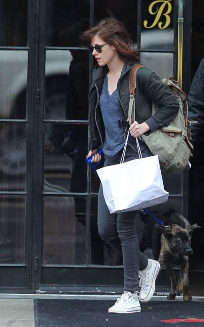 Kristen Stewart's Newly-Adopted Canine Companion