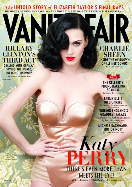 Katy Perry's boobs made the June cover of Vanity Fair:   tacky, meh or cute'