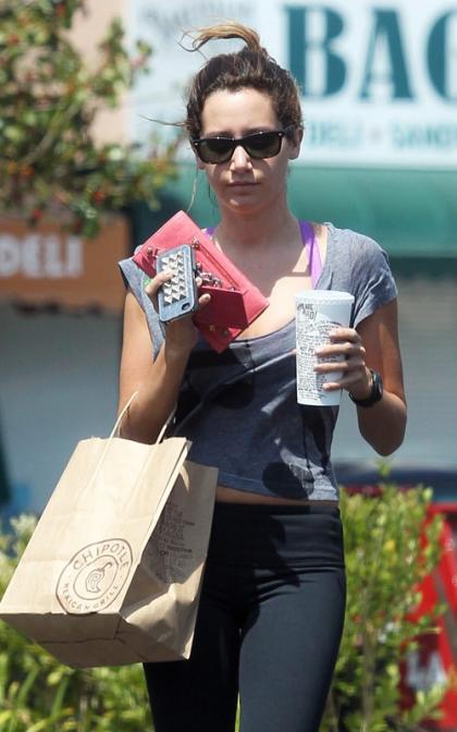 Ashley Tisdale: Chipotle Lunch Lady