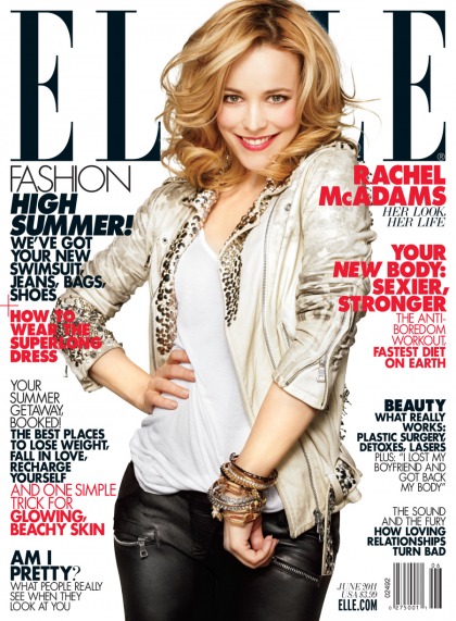 Rachel McAdams covers Elle: 'Love is such a hard thing to find'