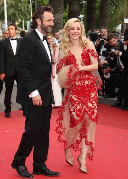 Rachel McAdams in red lace Marchesa in Cannes: gorgeous or meh?