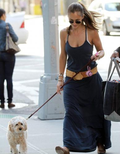 Minka Kelly Shows Off Her Puppies