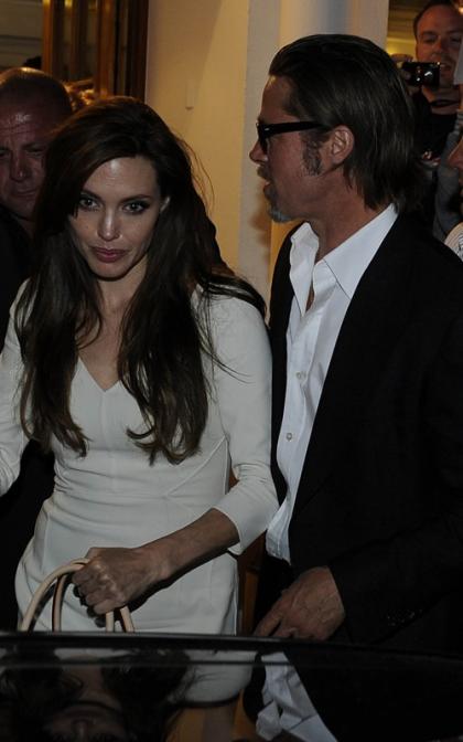 Brad Pitt & Angelina Jolie's Tetou Dinner Date