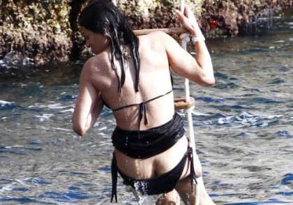 Michelle Rodriguez Had a Bikini Malfunction