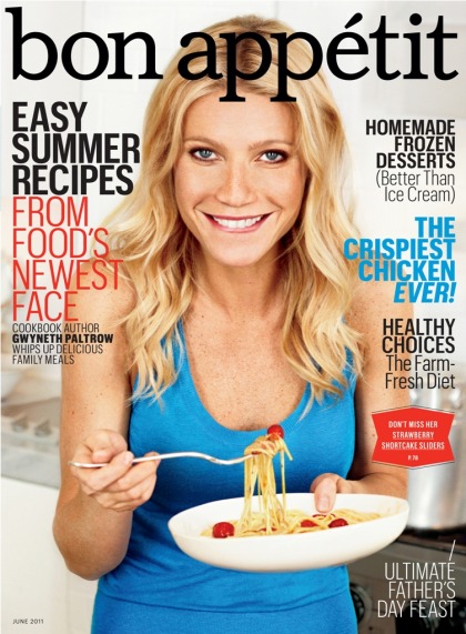 Gwyneth Paltrow covers Bon Appétit, claims she doesn't have time to bathe