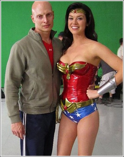 Adrianne Palicki In Wonder Woman's Star-Spangled Booty Shorts Adrianne Palicki In Wonder Woman's Star-Spangled Booty Shorts