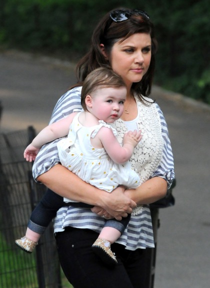 Tiffani Thiessen's baby girl Harper Renn is adorable