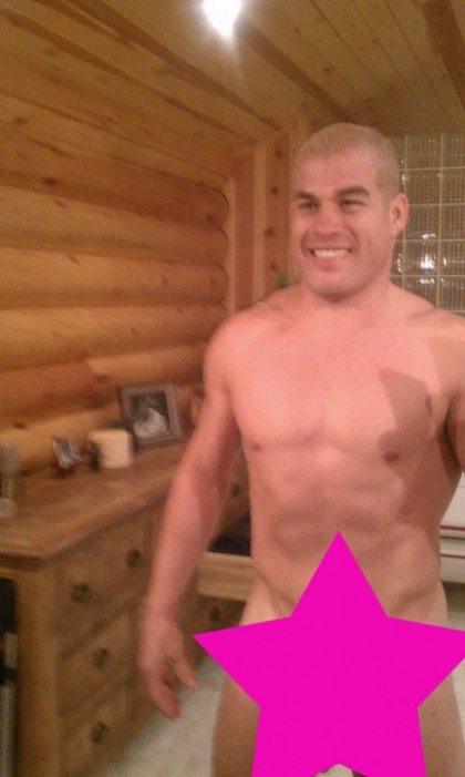 Tito Ortiz is Naked: the Wiener Picture