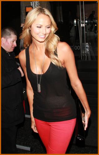 Stacy Keibler is a Sheer Beauty
