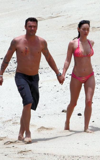 Megan Fox: Pink Bikini Beach Babe