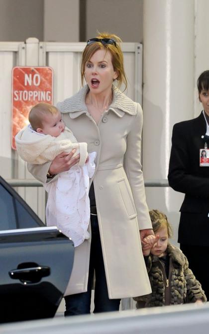 Nicole Kidman: Flying with Baby Faith!