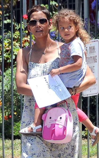 Halle Berry & Nahla's Summertime School Day