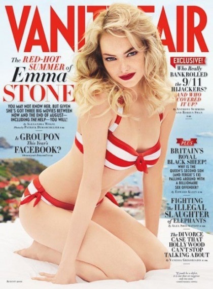 Emma Stone covers Vanity Fair, makes fun of the Tracy Anderson 'diet'