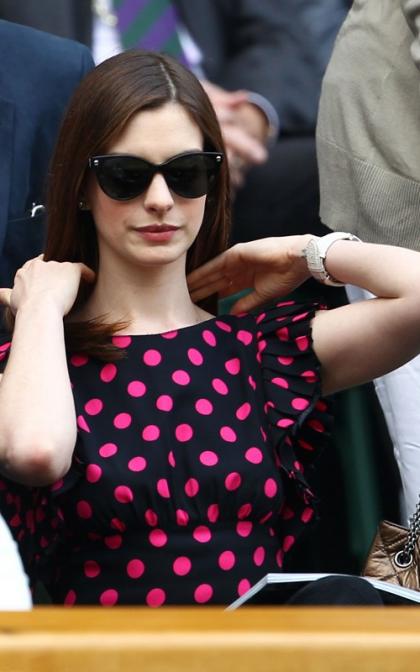 Anne Hathaway & Adam Shulman: Wimbeldon Lovers