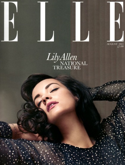 Lily Allen's Elle UK pictorial: gorgeous or budget, Katy Perry-esque'