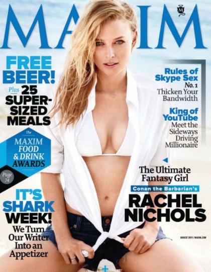 Rachel Nichols in the August Issue of Maxim