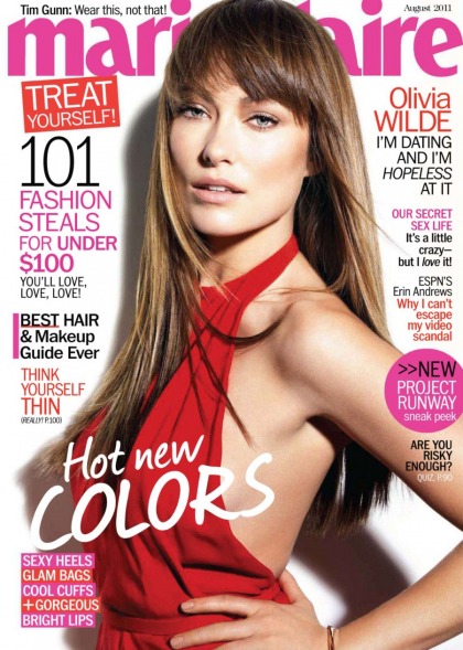 Olivia Wilde covers Marie Claire: 'I?m human, I don't live up to any sort of ideal'