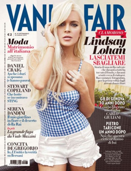 Lindsay Lohan in Vanity Fair Italia