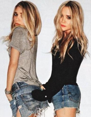 The Olsen Twins In Short Shorts