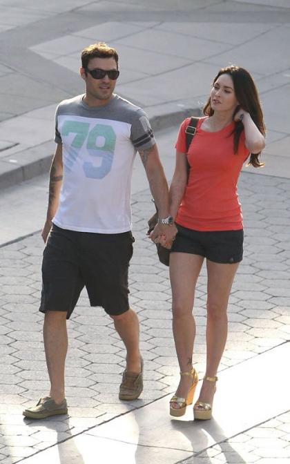 Megan Fox and Brian Austin Green's Santa Monica Stroll