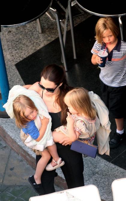 Angelina Jolie & Family Bid Farewell to Malta