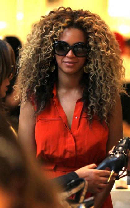 Beyonce Knowles' Selfridges Shopping Spree