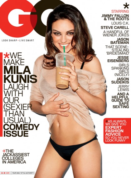 Mila Kunis covers GQ: 'Image is not a priority for me'