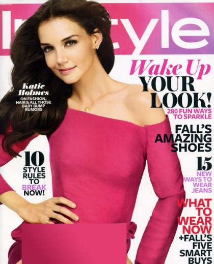 Katie Holmes covers InStyle, says she doesn't feel like having another baby