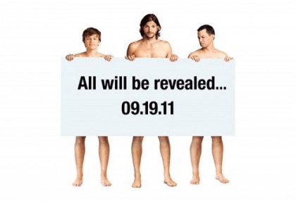 Ashton Kutcher's Naked 'Two and a Half Men' Campaign