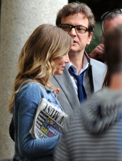 Cameron Diaz & Colin Firth in London: is it weird they?re working together?