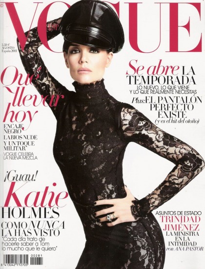 Katie Holmes's dominatrix-themed Vogue Spain shoot: sexy or camp'