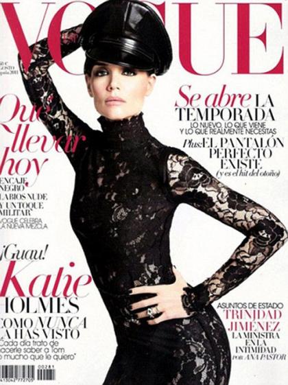 Katie Holmes Turns Dominatrix for Spanish Vogue