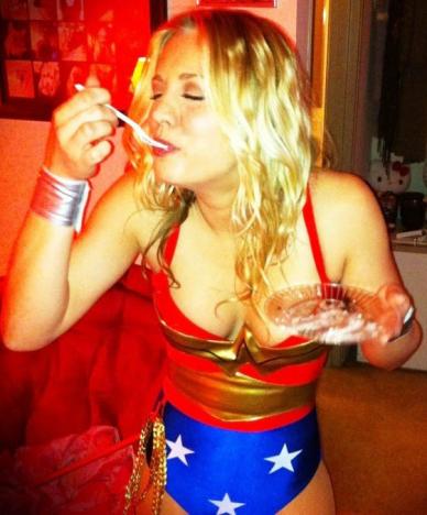 Kaley Cuoco Is Wonder Woman